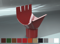 Лійка Raiko 150/100 мідний металік