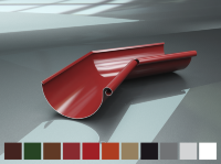 Поворот ринви внутрішній Raiko 150/100 мідний металік 135°