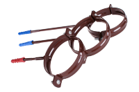 Держак труби Profil метал. L220 90 коричневий