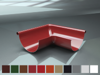 Поворот ринви зовнішній Raiko 150/100 мідний металік 90°