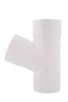 Трійник Profil 100/75/90 90 білий