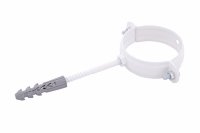 Держак труби Profil метал. L100 90 білий