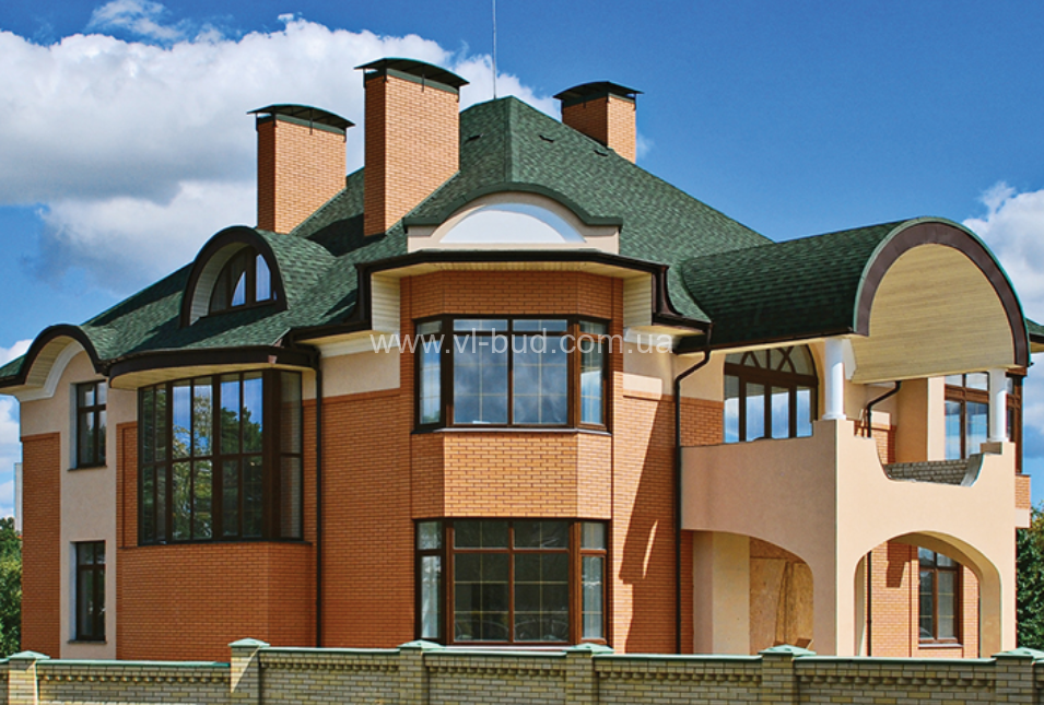 Битумная черепица Gaf Timberline HD Golden Hunter Green (Хантер Грин)