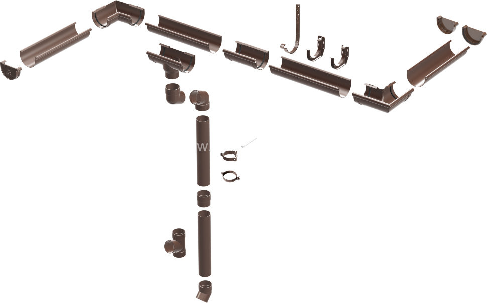 Кронштейн ринви (строп.) L210 ProAqua 125 мм 