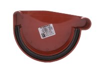 Заглушка ринви Profil ліва L 130 цегляна