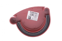 Заглушка ринви Profil ліва L 90 червона