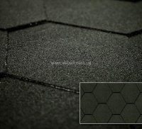 Битумная черепица Kerabit K+ (СБС модифицированная) Цвет чёрный. Тройка.