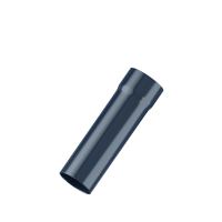 Труба водостічна 3м Fitt 125 графіт