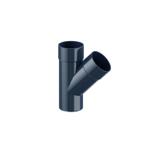 Трійник 87° Fitt 125 графіт