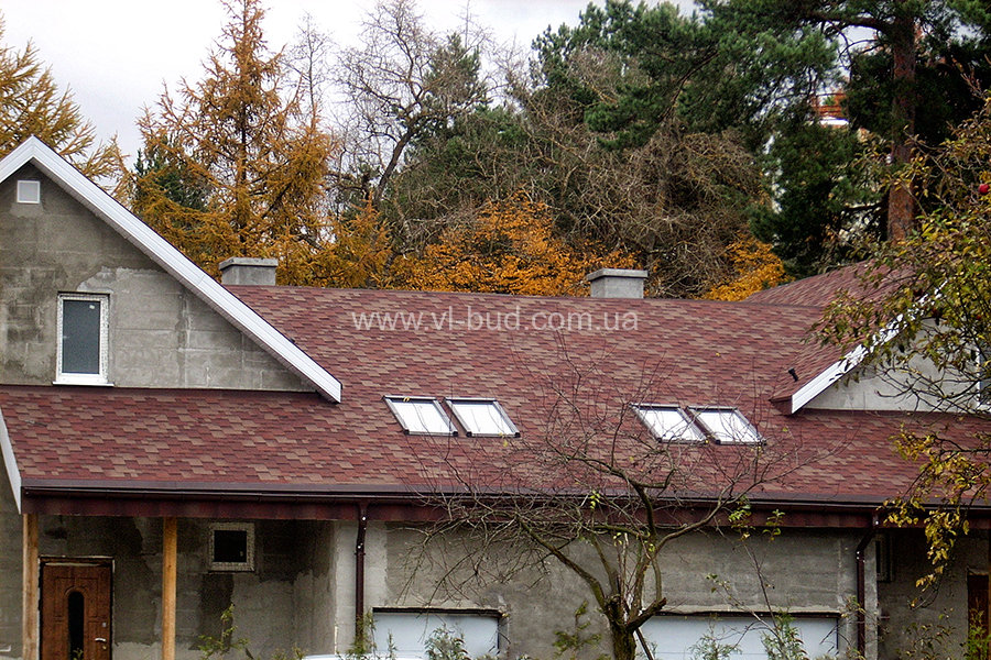 Битумная черепица Акваизол акцент кедровый