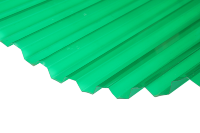 Лист Salux HR 70/18 2х0.9, зелена прозора трапеція