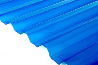 Лист Salux HR 70/18 1.8х0.9, синя прозора трапеція