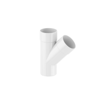 Трійник 87° Fitt 125 білий